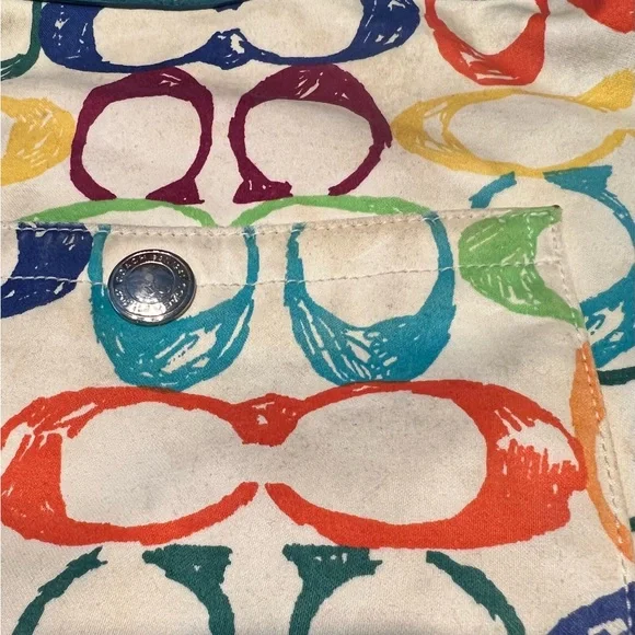 Coach Hampton Scribble Hobo Authentic Y2K Vintage Purse 2004 - Picture 7 of 12